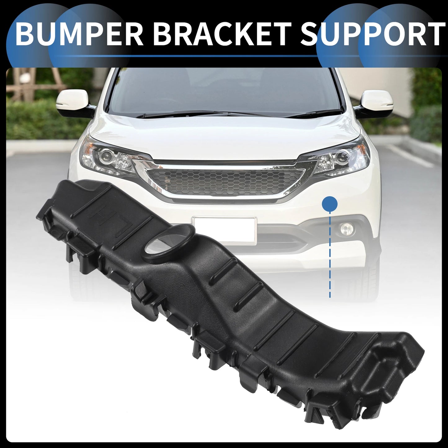 1pc Left Front Bumper Retainer Bracket No. 86551K2000 for Hyundai Venue (2020–2023)