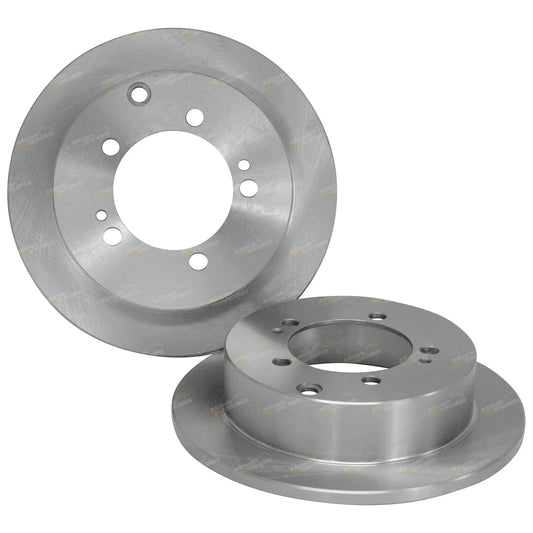 2 Rear Disc Brake Rotors for Mitsubishi Magna (1996-2005)