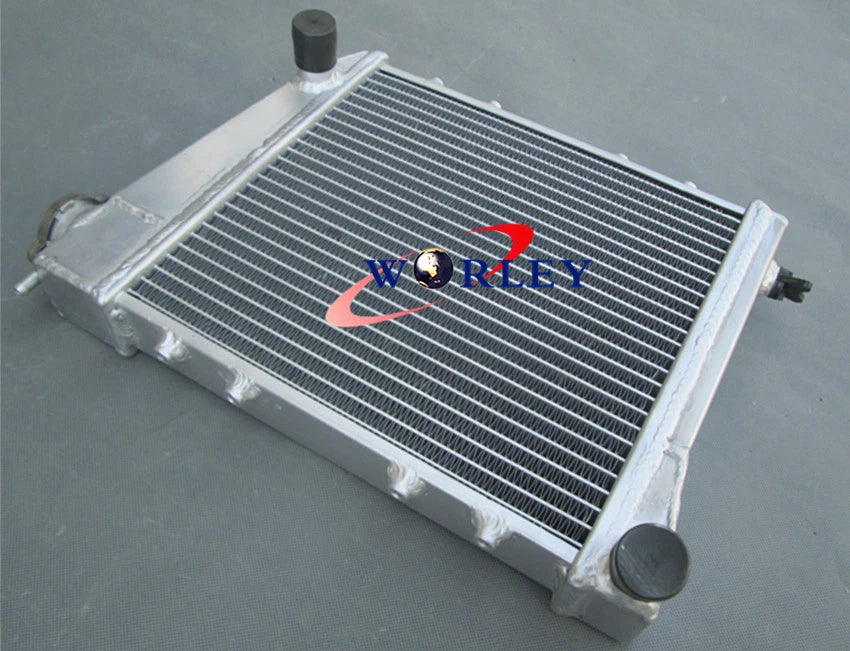 Aluminum Radiator & Fan for Austin Mini/Rover Cooper/Morris (1967–1991)