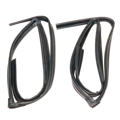 Pair Rear Door Glass Run Channel Seal for Toyota Vitz Yaris (XP90, NCP90, NCP91)