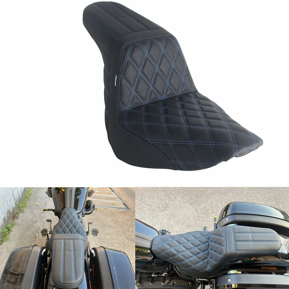 Comfortable Step-Up LS Seat for Harley Softail Sport Glide Low Rider '18-Up