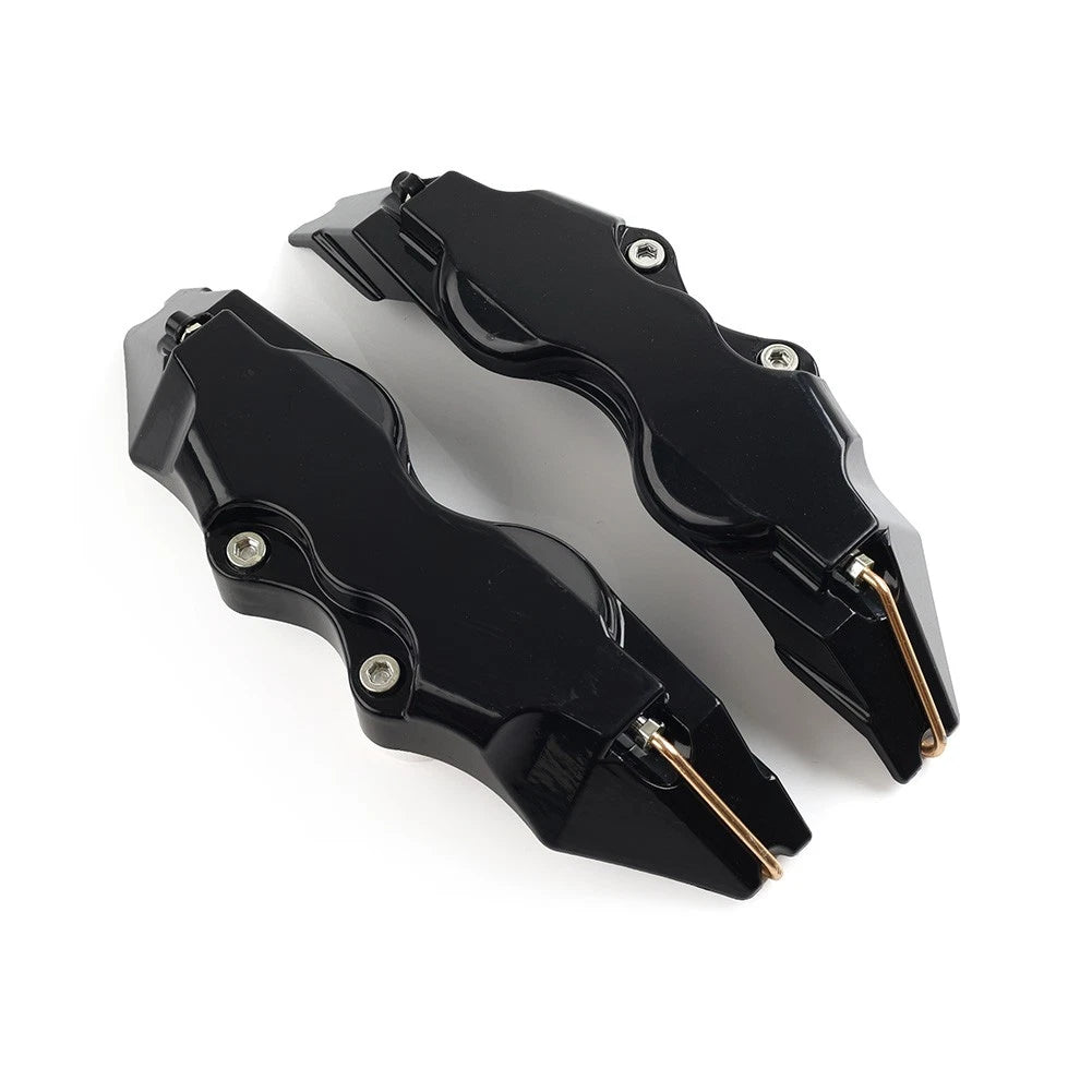 3D Style Brake Caliper Covers Set for Universal Fit (Black)