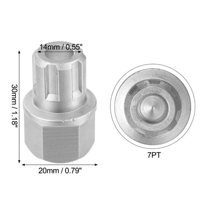 Anti Theft Wheel Lock Key Lug Nut Screw Removal for VW Audi (52/7PT)