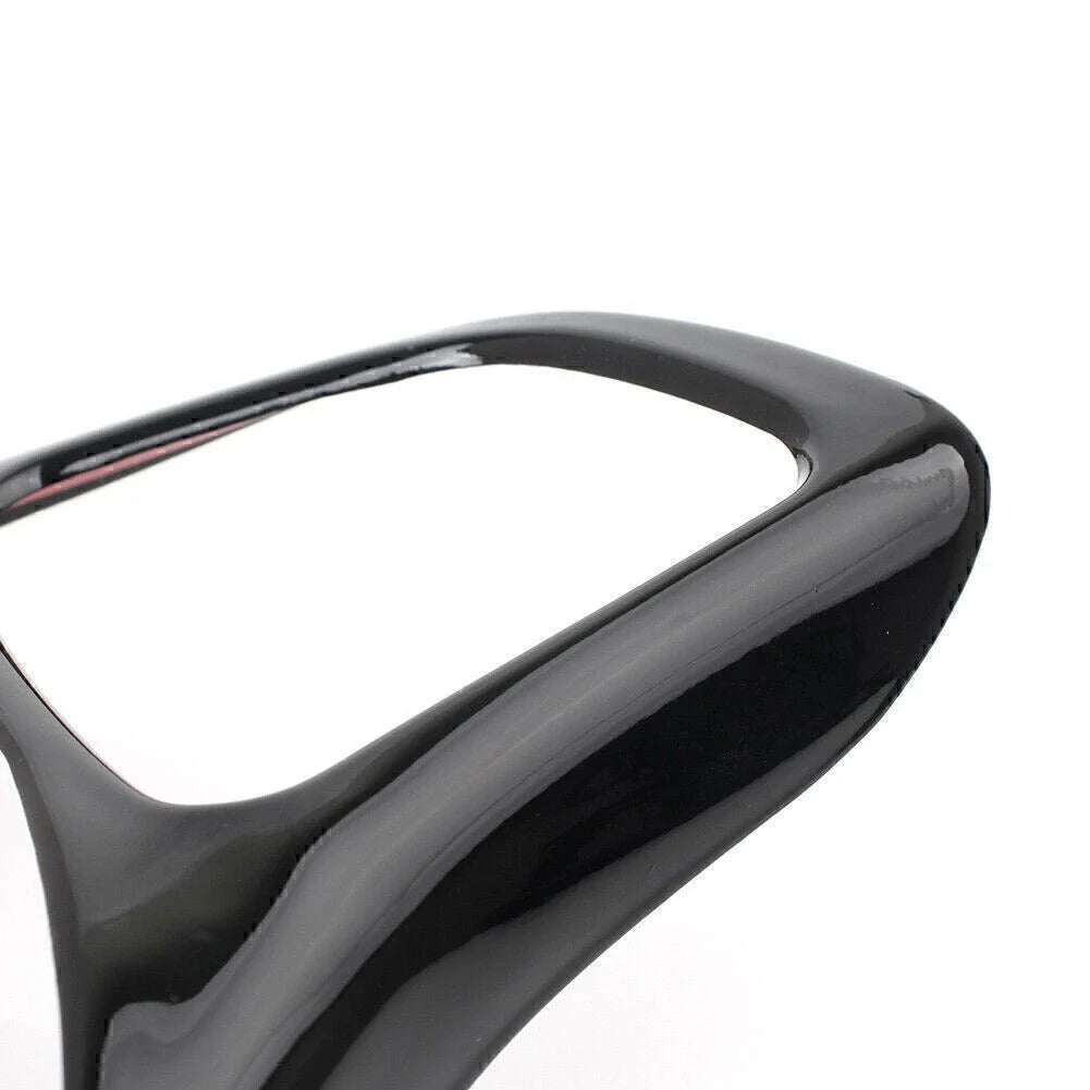 Black Steering Wheel Cover Trim for Benz A B C E S Class GLA GLC