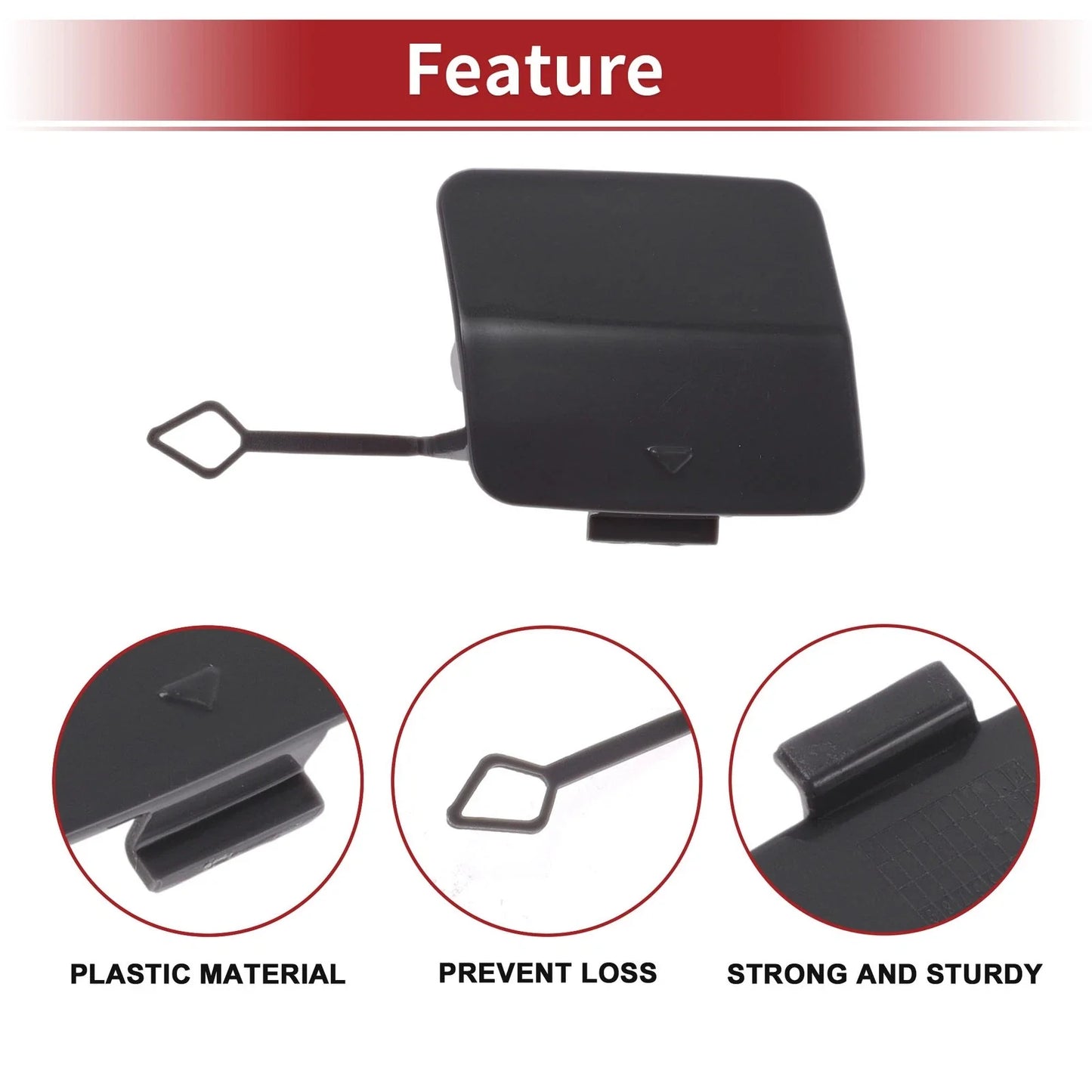 Tow Hook Cover Cap for BMW F20 116i 118i 120i 125i
