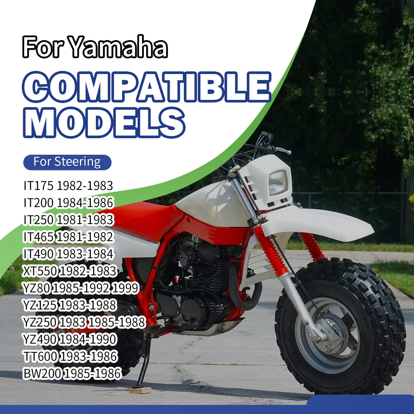 Cable Guide for Yamaha IT YZ 125 250 465 490 BW200 BW350 (1975–1990)