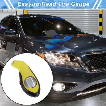 Tire Pressure Gauge 0-140 psi with LED Lights for Tires