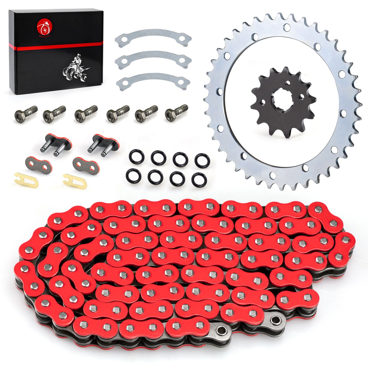 Drive Chain and Sprocket Set for Yamaha Warrior (1996–2004)
