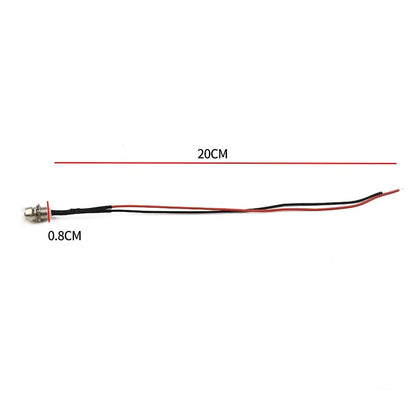 10pc 8mm LED Indicator Light Bulb Warn Light Lamp for DASH Panel Car Truck