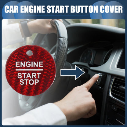 Engine Start Stop Button Cover for Ford (Red)