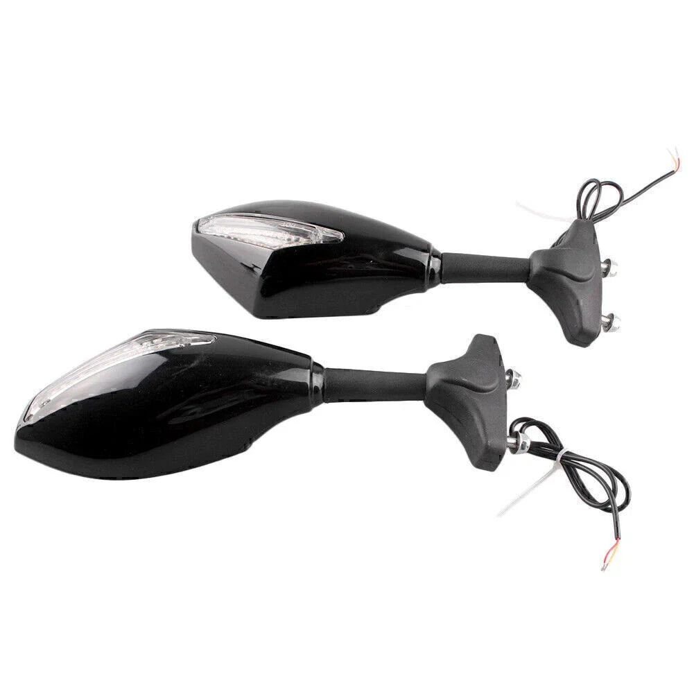 LED Rear Wing Mirrors for Universal Street Bikes