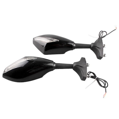 LED Rear Wing Mirrors for Universal Street Bikes