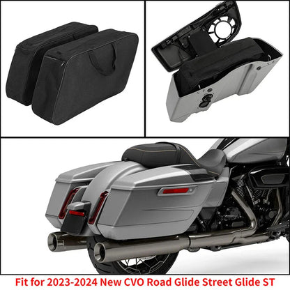 Saddlebags Inner Bags for Harley CVO Street Road Glide (2023-2024) Black