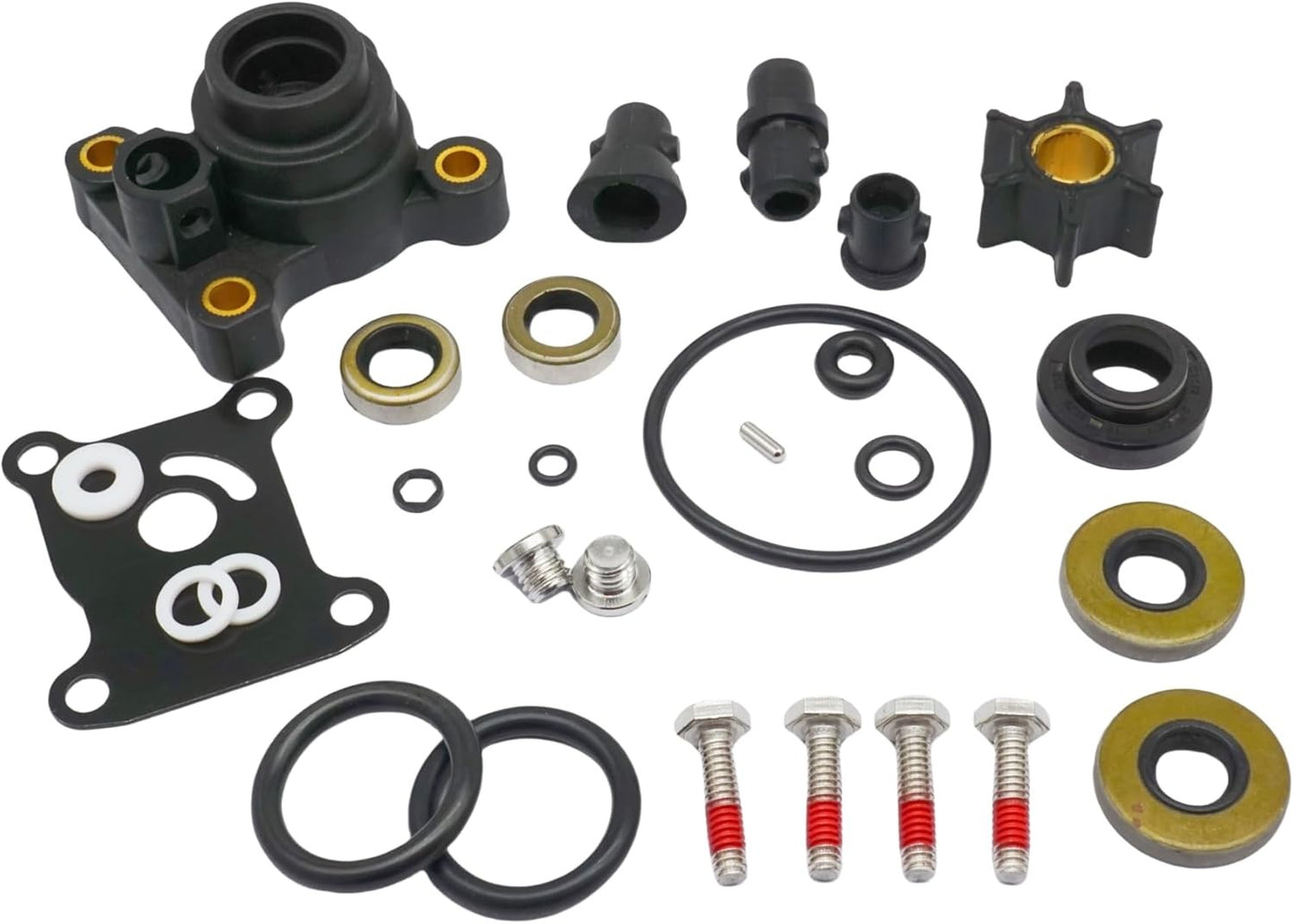 Water Pump Impeller Kit & Seal Kit for Johnson Evinrude 8-15 HP (1980–2023)