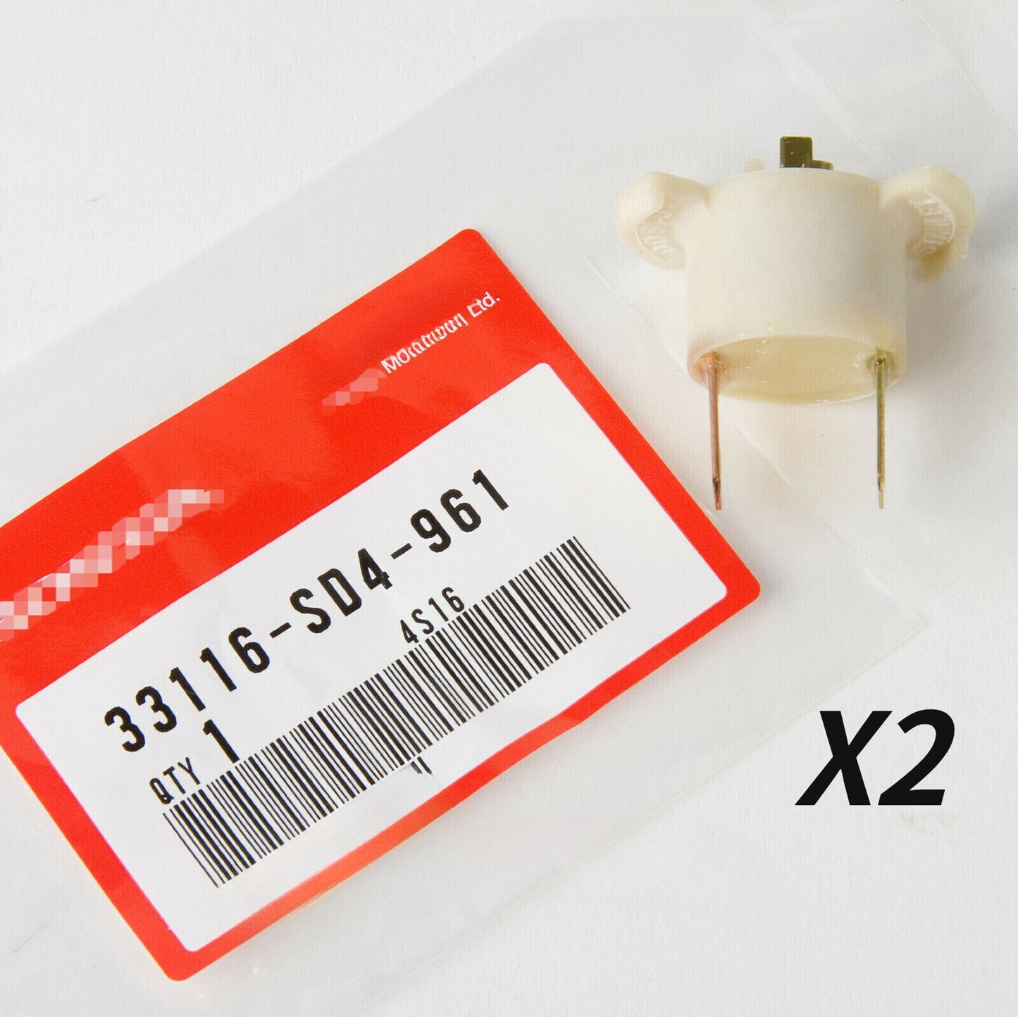 2X Headlight Bulb Socket for Honda Acura