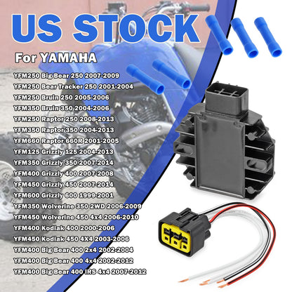 Voltage Regulator Rectifier for Yamaha Grizzly 125 350 400 450 600 (2000–2014)