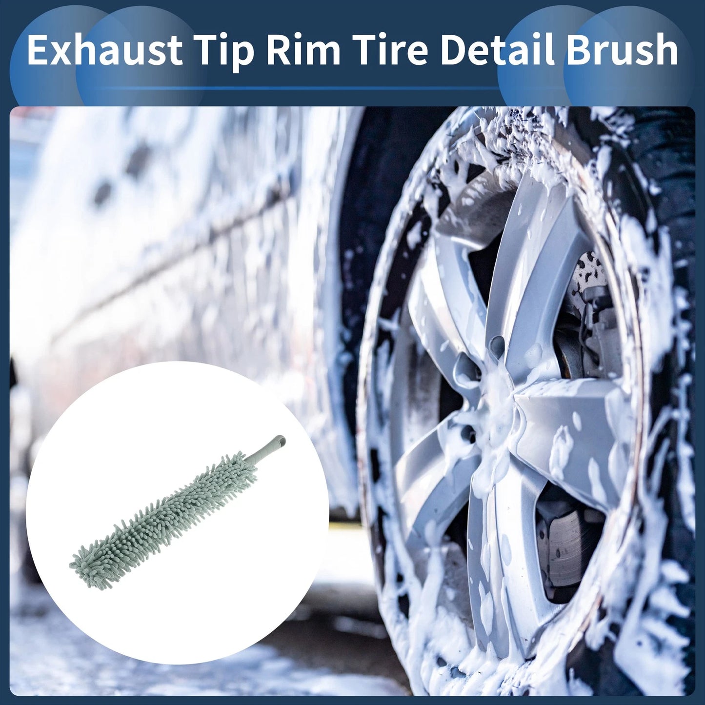Car Wheel Brush for Universal Use (22")