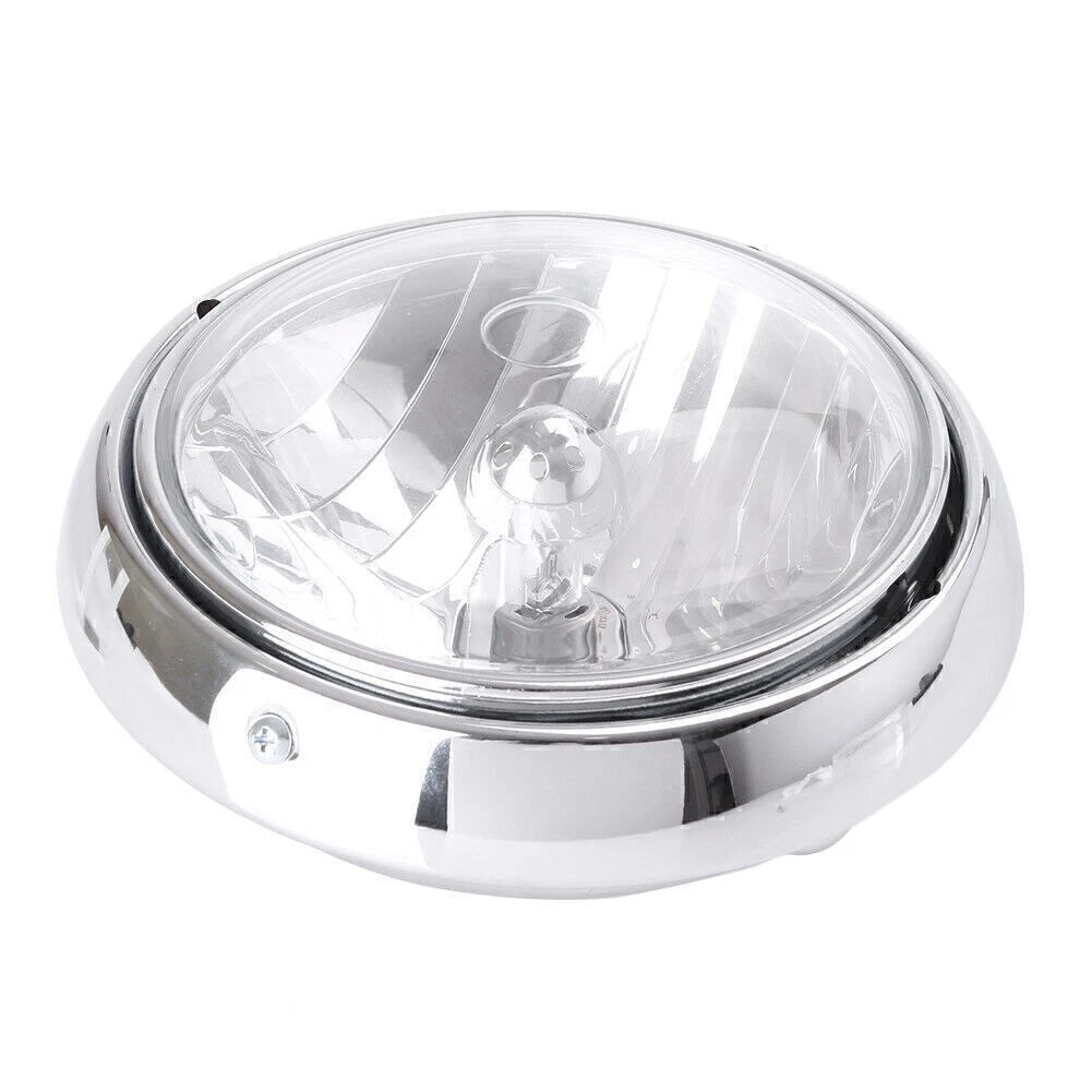 Chrome Front Headlamp Amber Light for Harley Electra Glide (2014–2023)