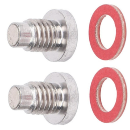 Set of 2 Yamaha Magnetic Drain Screws & Gaskets for Outboards (25HP–300HP)