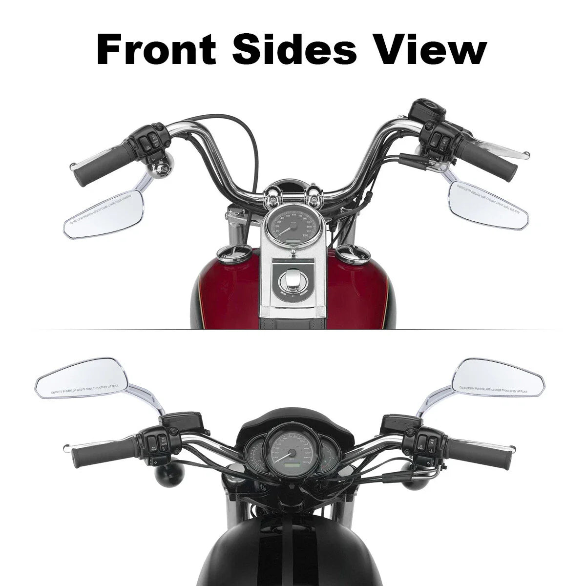 Chrome Rear-View Mirrors for Harley CVO Road Glide (2023-2024)