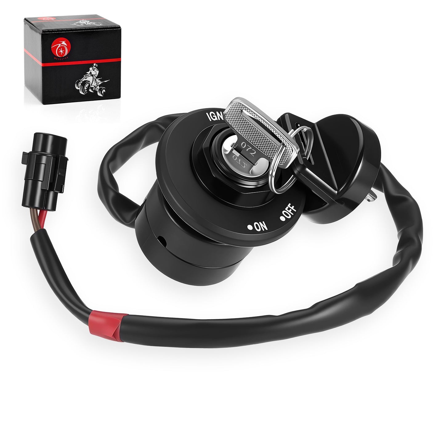 Ignition Switch Assembly with 2 Keys for Yamaha TTR50E (2006–2024)