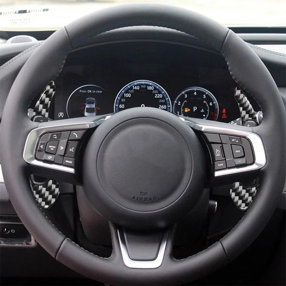 Carbon Fiber Steering Wheel Shift Paddle Shifter for Jaguar XE F-PACE XJ