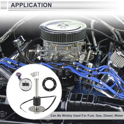 Fuel Sending Unit and Gauge Kit 240-33 Ohm for Boat Car Truck