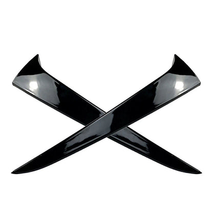 ABS Glossy Black Rear Window Spoiler Trim Covers for Skoda Kamiq (2019-2023)