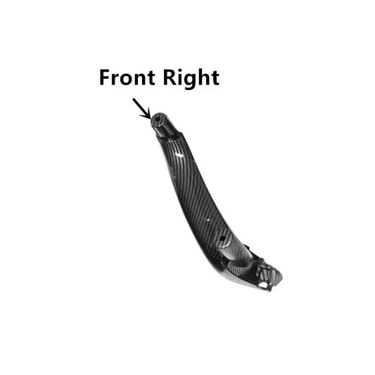 Carbon Fiber Interior Inner Door Handle Pull Trim for BMW X4/X3 (2011–2017)