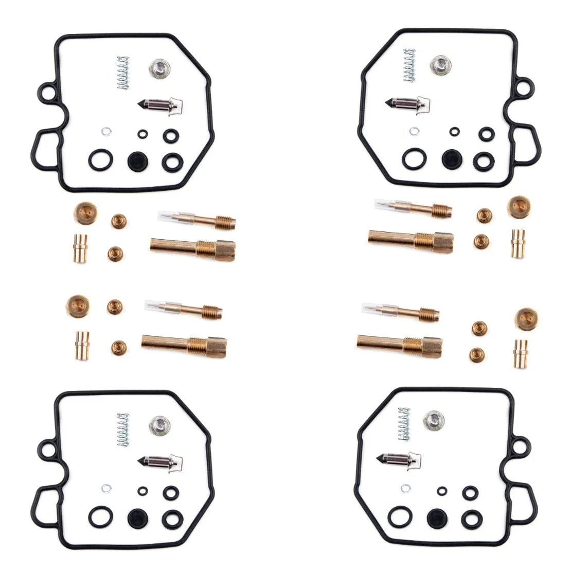Carburetor Repair Rebuild Kit for Honda CM400A CM400T (1979) - 4 Sets