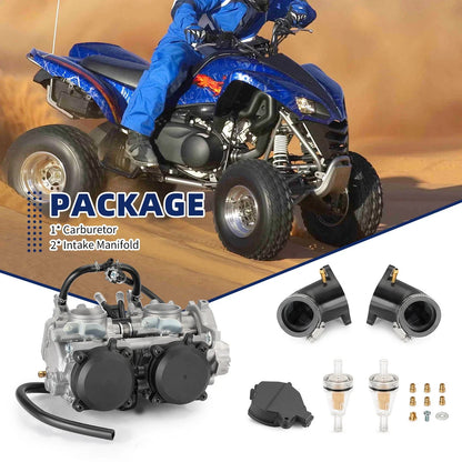 Carburetor Carb & Intake Manifold for Kawasaki KFX700 KVF650 (2005–2009)