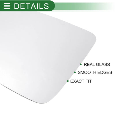 Convex Right Side Mirror Glass Replacement for Audi A2 (2000–2005)