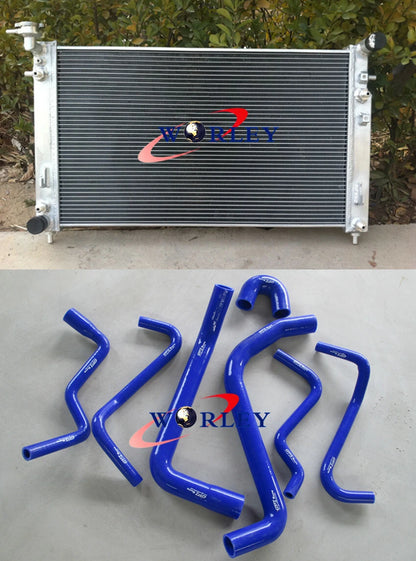 Aluminum Radiator & Blue Hose for Holden Commodore VT VX (1997–2002)