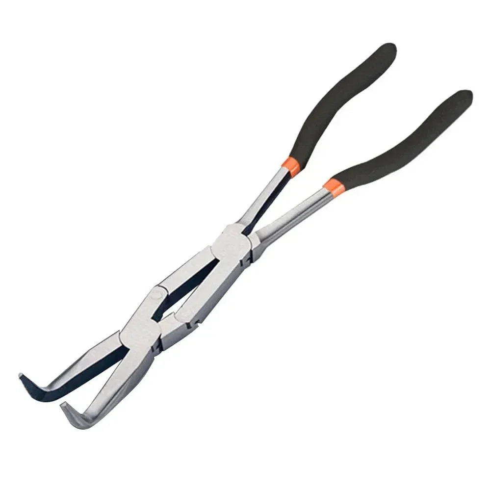 Long Reach Needle Nose Pliers Set for Garage, Construction & Hobby Projects