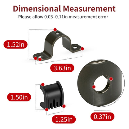 Upper Steering Bushings and Bracket Kit for Polaris Scrambler 500 (2003–2012)