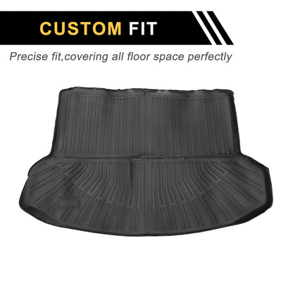Cargo Liner Rear Trunk Mat for Kia Seltos (2020–2023) TPE Stripe Pattern