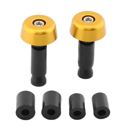Handlebar Grips & End Caps for Universal Motorcycle (0.5in/12.7MM) Green
