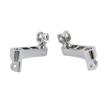Foot Peg Mount Extensions for Harley Sportster XL883 XL1200 Softail Dyna (2004-2023)