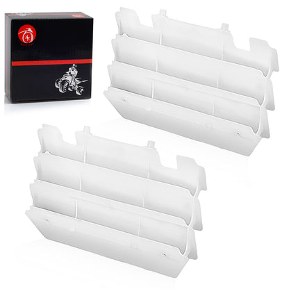 2 Radiator Louver Guards for Kawasaki KX125 KX250 (1997–2004)