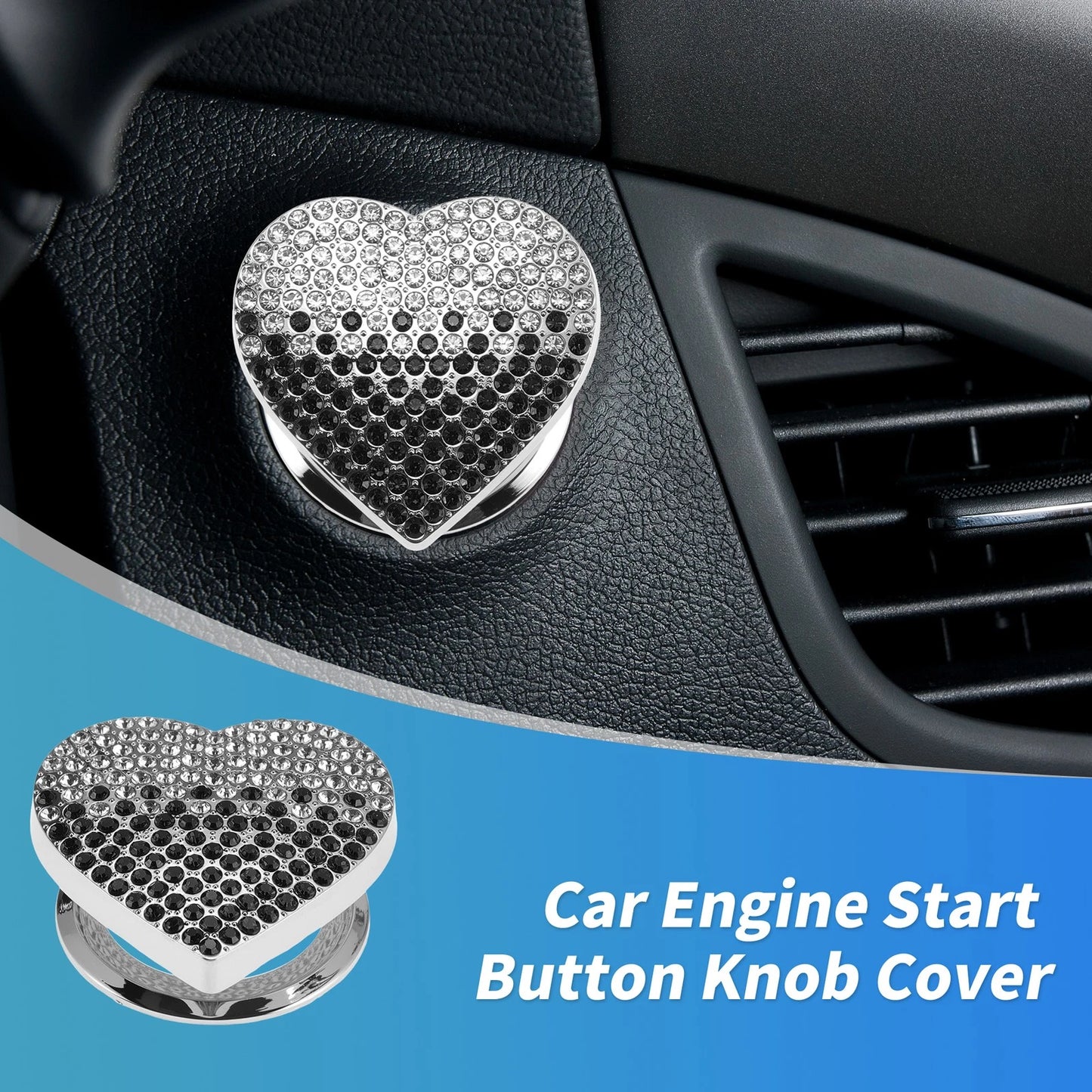 Control Switch Knob Button Cover Trim Ring