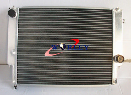 Aluminum Radiator + Fan for BMW E36 M3/Z3/325TD/320/323/328 (1992-1999)