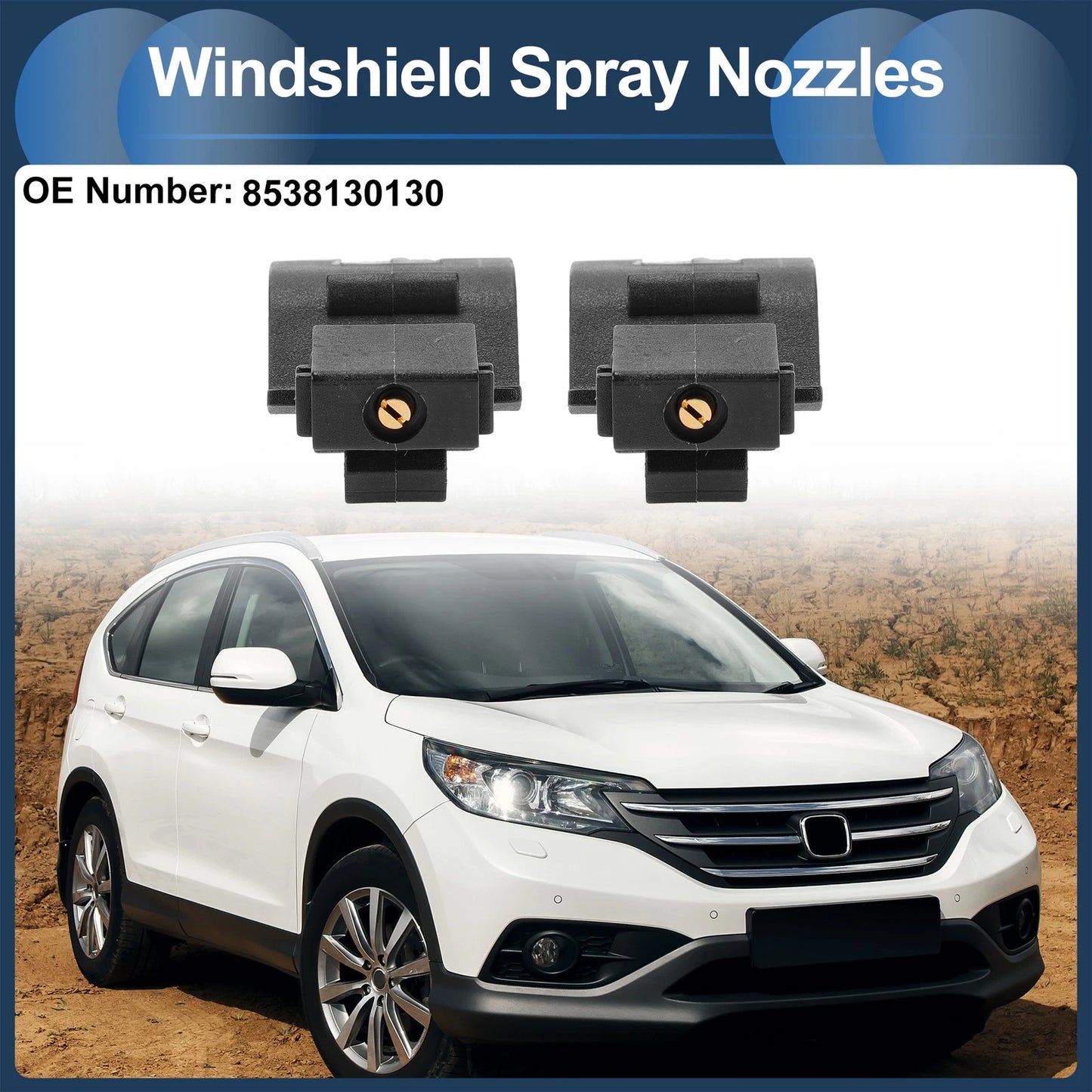 Windshield Washer Nozzle Set for Toyota Camry (2007) No. 85381-30130