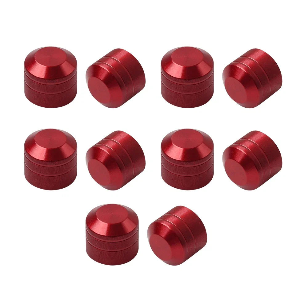 10 x Engine Cover Bolts Screw Caps CNC for Harley Twin Cam Dyna Softail Red