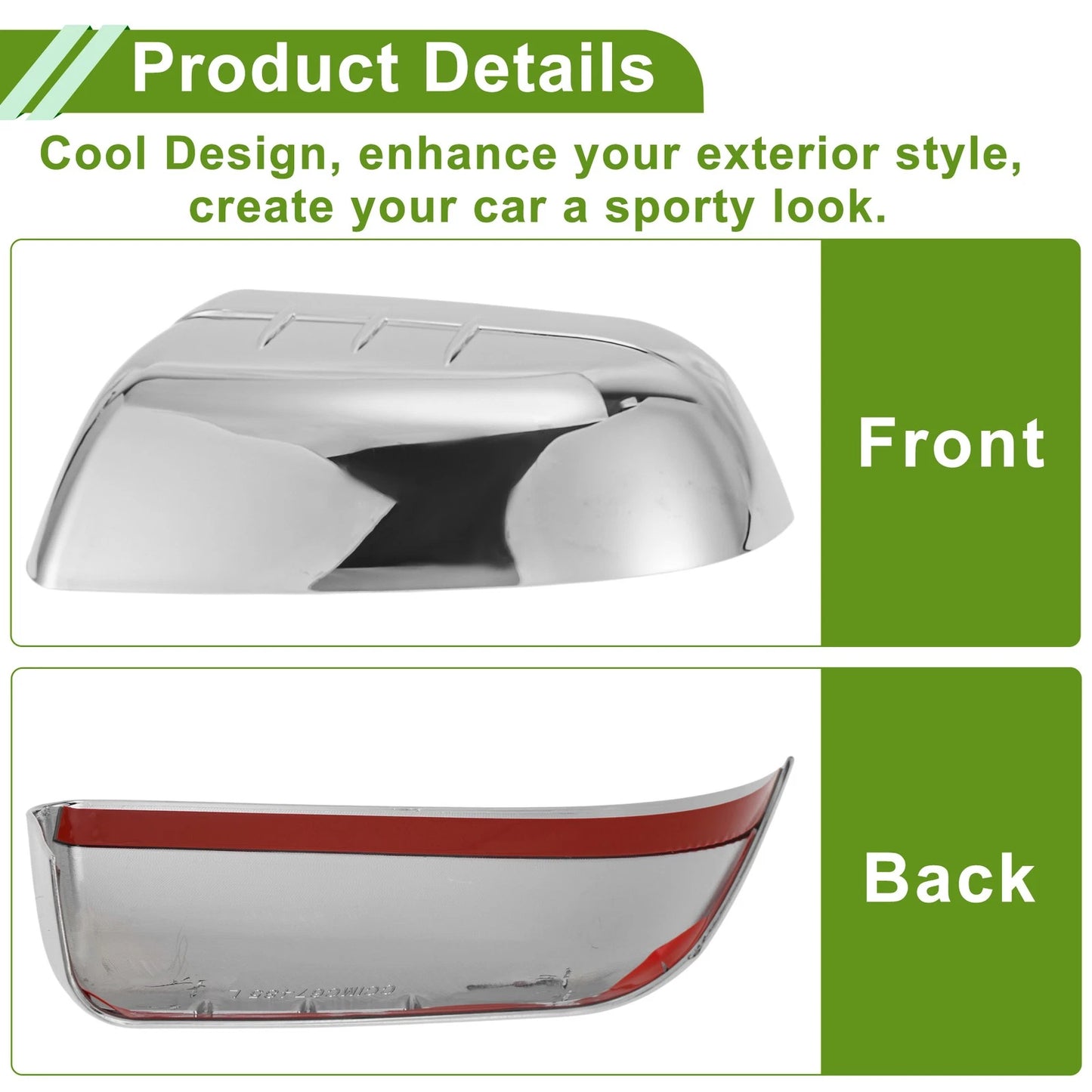 Mirror Cover Cap for Ford Edge (2011–2014) - Electroplating Color