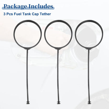 3 x Fuel Tank Cap Tether Rope for BMW X6 (2008-2018)