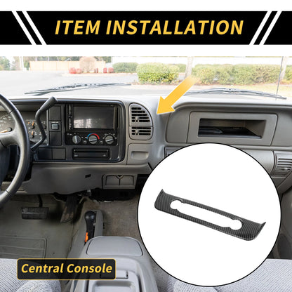 Carbon Fiber Pattern Navigation Adjustment Button Panel for Ford Maverick (2022–2024)