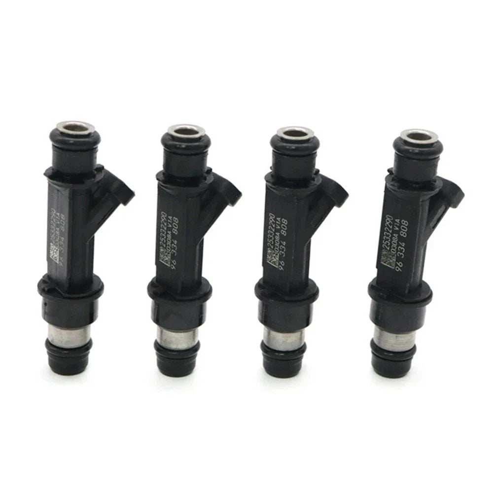 4 x Car Fuel Injector Nozzles for Chevrolet Aveo, Lacetti, Daewoo Lanos (2002-2011)