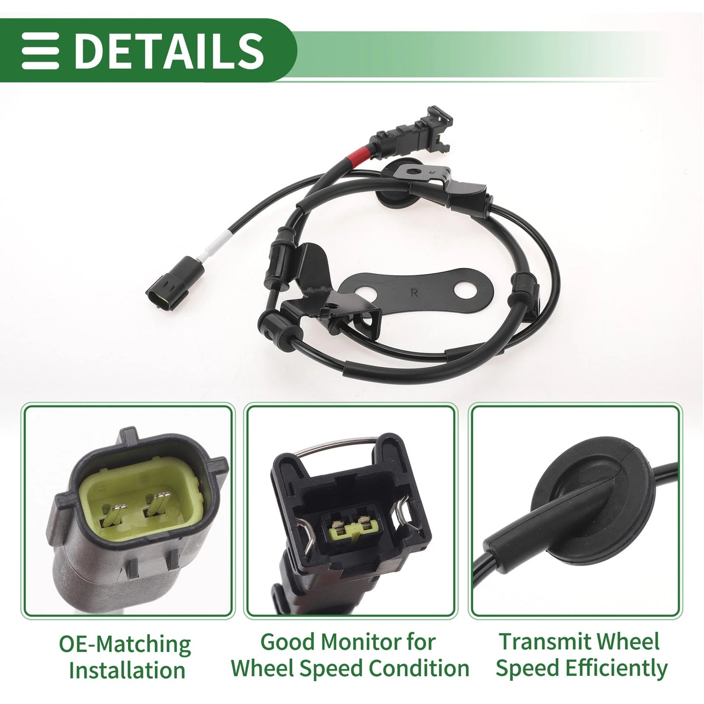 ABS Wheel Speed Sensor No. 91921D3010 for Hyundai Tucson 2WD (2015–2021)