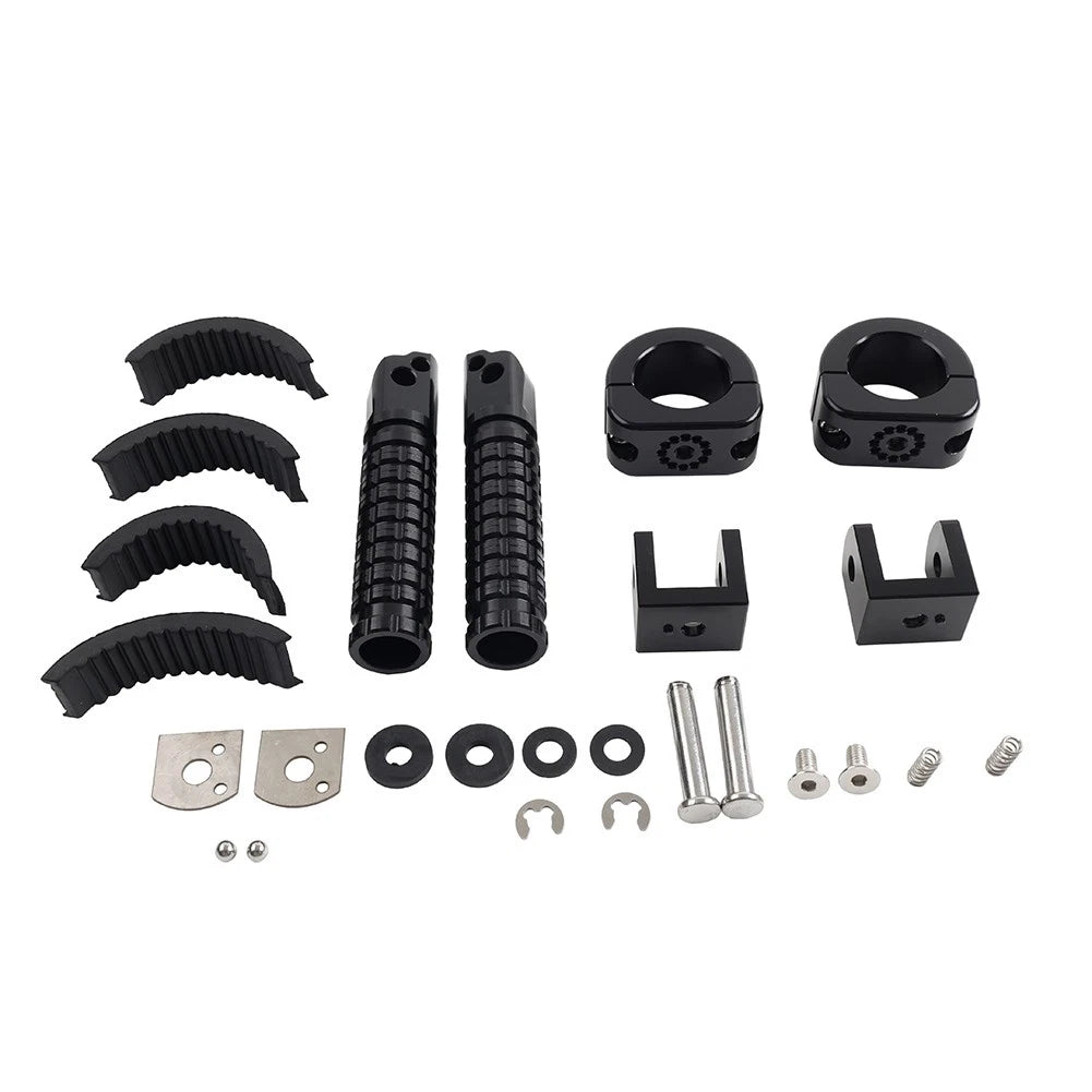 2pcs Metal Brake Caliper Covers for Universal Fit (3D Style, Black)