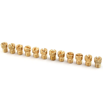 6mm Carburetor Main Jets 12pcs for Dellorto SHA PHBG (75-102)
